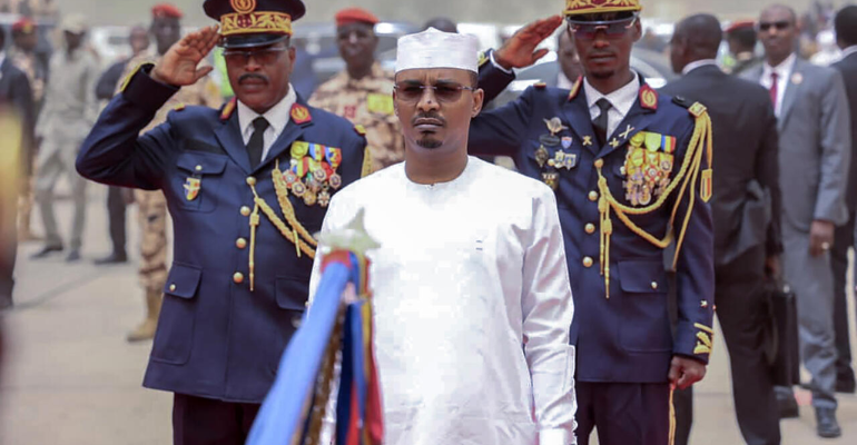 A picture of Mahamat Idriss Déby Itno widely known in Chad as Kaka, a Chadian politician and military officer who has been the seventh president of Chad since 2024